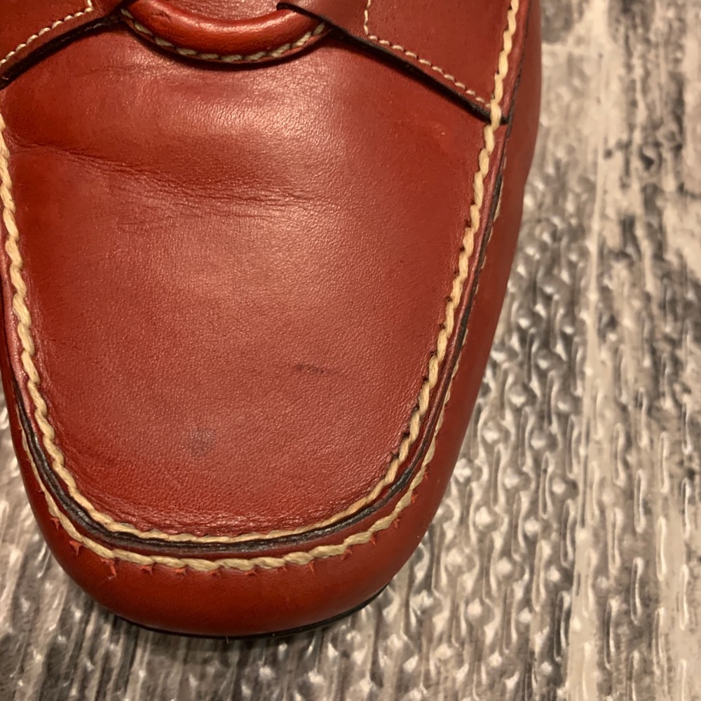 Cole Haan Red Mule Slipper Slide Nike Air Shoes - Picture 4 of 7